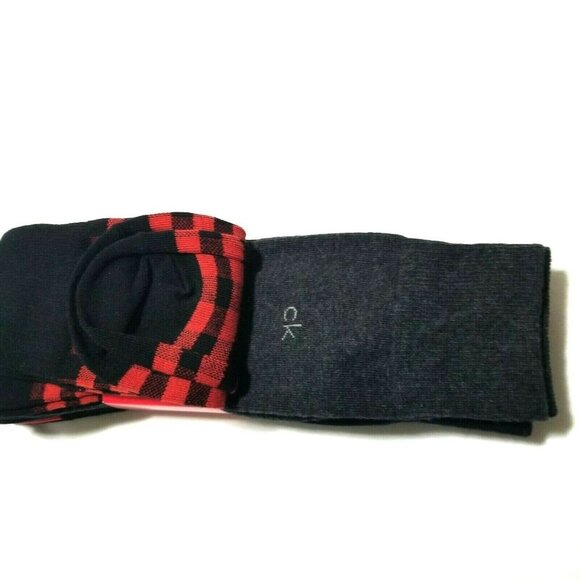 Calvin Klein Men's Combed Cotton‎ Dress Socks 4-pk - Picture 3 of 4